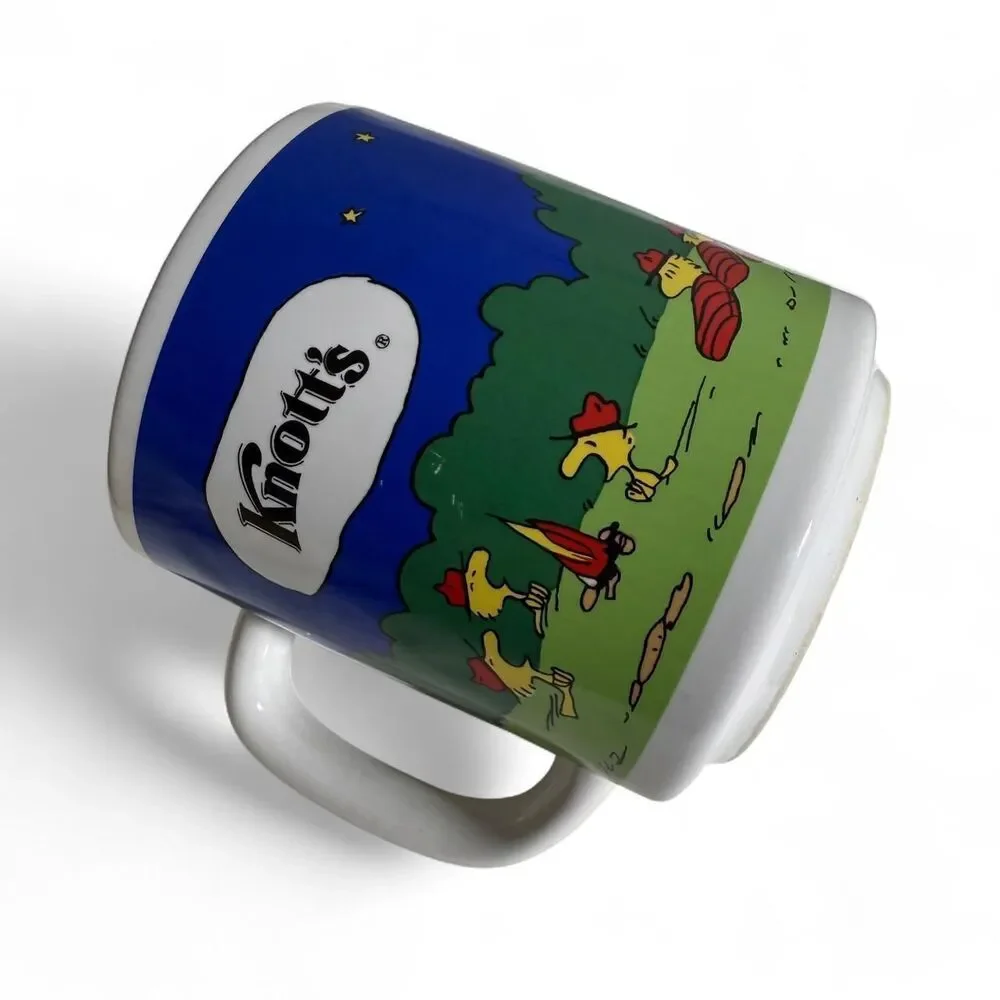 Vintage early 70s rare Camp Snoopy Knott's Berry Farm Mug